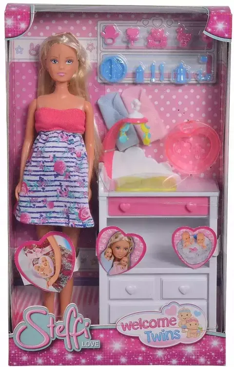 Steffi. Lalka w ciąży bliźniaczej