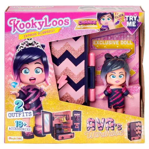 KookyLoos. Ava's Wardrobe, zestaw z lalką