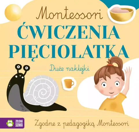 Montessori - ćwiczenia pięciolatka, Zielona Sowa