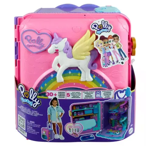 Polly Pocket. HKV43 Walizka Wakacyjny Kurort