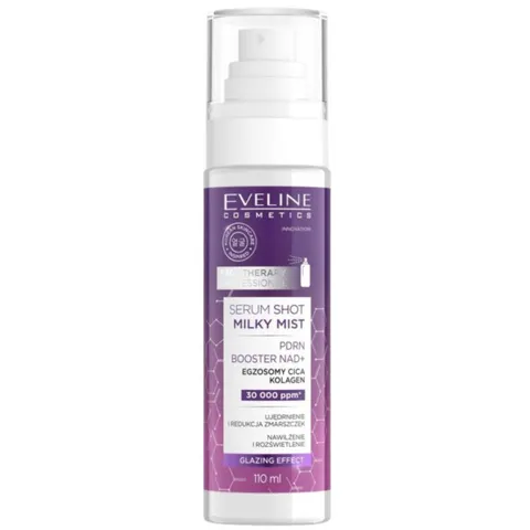 EVELINE MILKY MIST Serum, mgiełka do twarzy UJĘDRNIAJĄCA, 100 ml