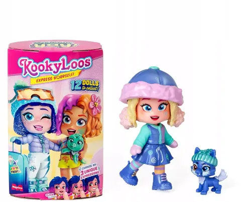 KookyLoos. Laleczka niespodzianka Holiday Yay!