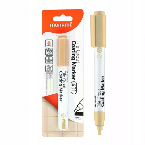 Marker Do Fug Tile Grout Coating 401 Beżowy Monami + Wymienne Końcówki