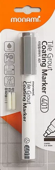 Marker Do Fug Tile Grout Coating 401 Szary Monami + Wymienne Końcówki