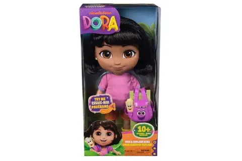 Spin Master Dora Dwujęzyczna Interaktywna Lalka Śpiewaj I Odkrywaj 3+