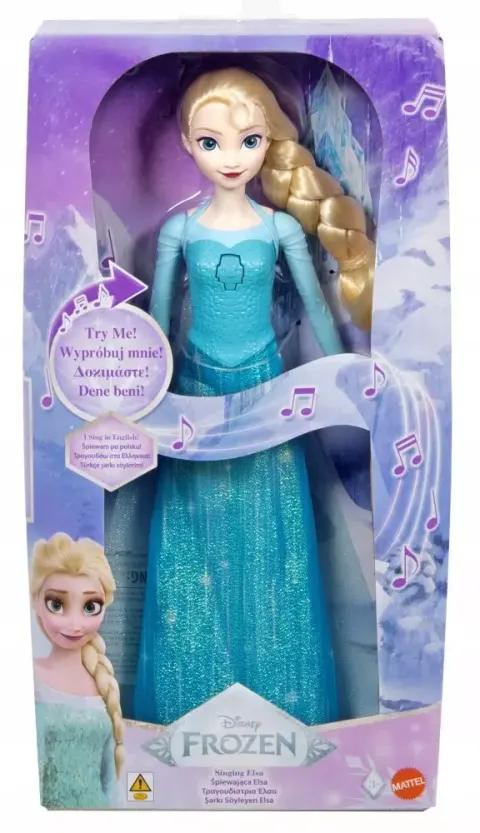 Mattel. JDX52 Disney Princess. Frozen. Śpiewająca Elsa