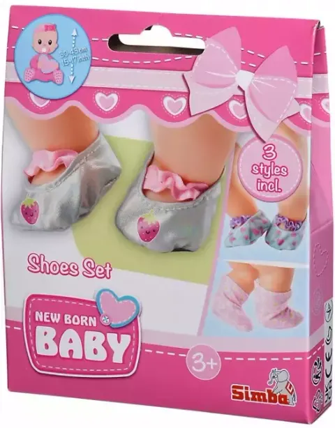 New Born Baby. Zestaw bucików dla lalki