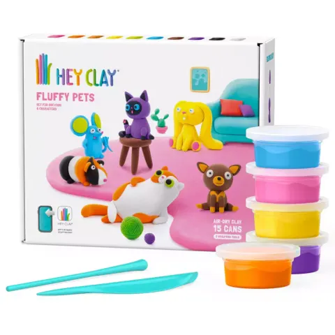 Hey Clay. Puchate zwierzaki + akcesoria