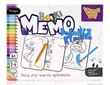 Maluj. Graj. Memo. Dokończ rysunek