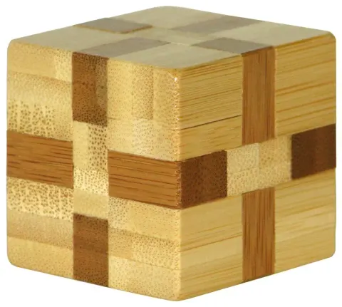 Łamigłówka 3D Bamboo Cube poziom 3/4