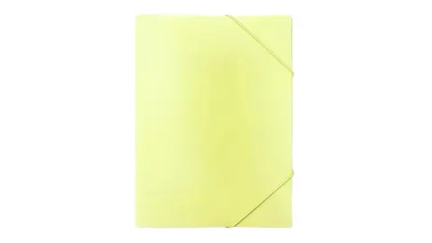 Teczka z gumką A4 pastel żółty TGP-A4-03 BIURFOL