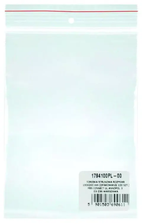 Torebki strunowe 100x200 OFFICE PRODUCTS 100szt. /15073415-90/