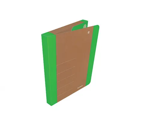 Teczka skrzydłowa na rzepy A4 3cm DONAU LIFE zielona 1szt. /2074001FSC-06/