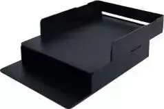 Szuflady na dokumenty kuwetki 2szt czarny