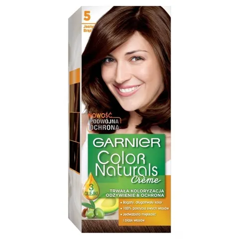 Garnier Color Naturals Creme krem koloryzujący do włosów 5 Jasny Brąz