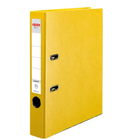 Segregator Herlitz A4 50mm Żółty