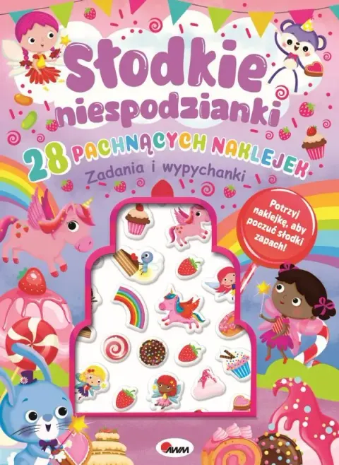 Słodkie niespodzianki. 28 pachnących naklejek