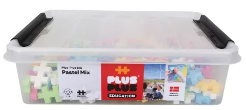 Elementy plus-plus w kolorze pastelowym 200 elementów