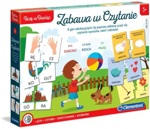 Zabawa w czytanie gra - Clementoni