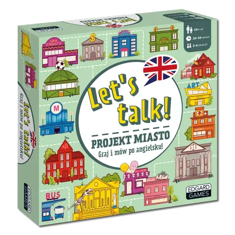 Let’s talk. Projekt Miasto. Gra do nauki angielskiego 10+