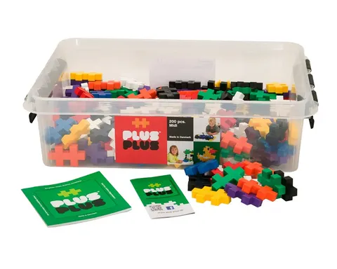 Elementy Plus-Plus podstawowe kolory, 200 elementów