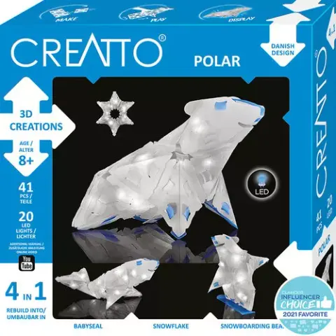 Creatto Świecący Miś Polarny i Przyjaciele