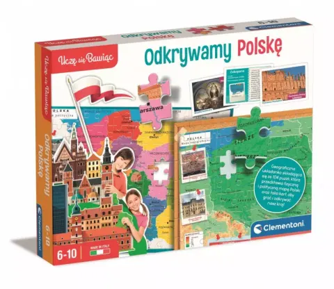 Clementoni Odkrywamy Polskę Puzzle Układanka 6+