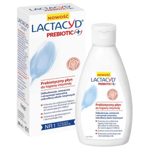 LACTACYD PREBIOTIC+ Płyn do higieny intymnej PROBIOTYCZNY 200 ml