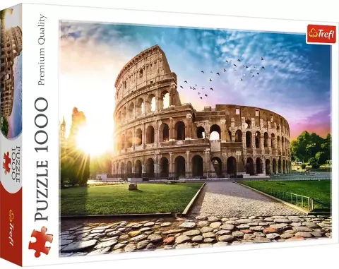Puzzle 1000 elementów. Koloseum w promieniach słońca