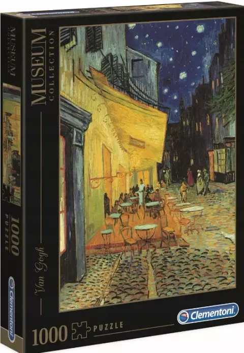 Puzzle 1000 elementów. Museum. Taras kawiarni w nocy. Van Gogh