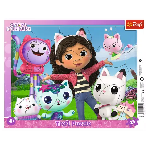 Puzzle 25 Ramkowe Poznaj Gabi 31415