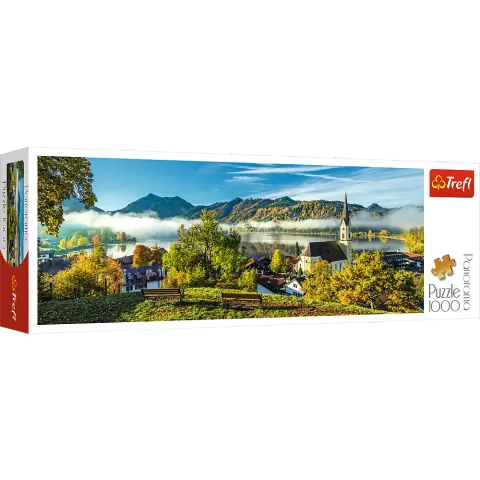 Puzzle 1000 elementów. Panorama. Nad jeziorem Schliersee
