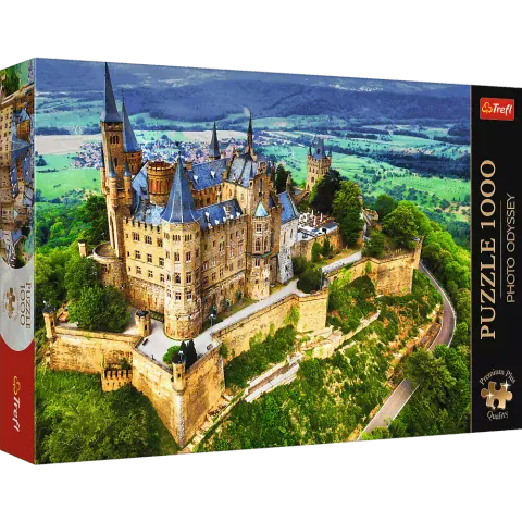 Puzzle 1000 elementów. Premium Plus Quality. Photo Odyssey. Zamek Hohenzollern, Niemcy