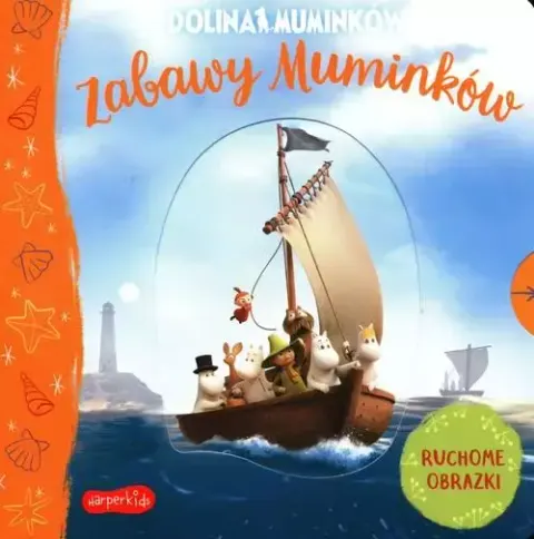 HarperKids Książeczka Z Ruchomymi Elementami Zabawy Muminków