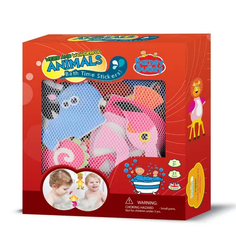 Naklejki do kąpieli Wesołe Zwierzęta, Buddy & Barney