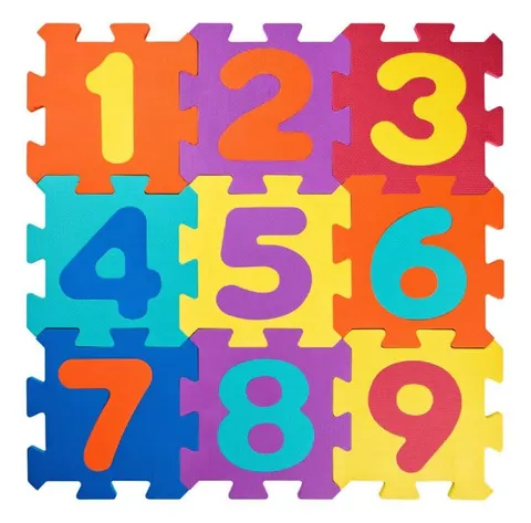 Duże piankowe puzzle - Cyferki