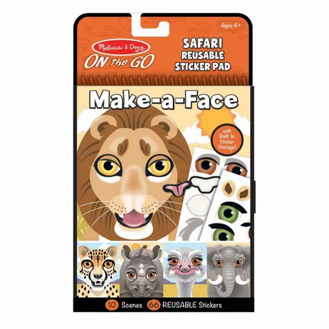 Melissa & Doug Naklejki wielokrotne Zwierzaki safari