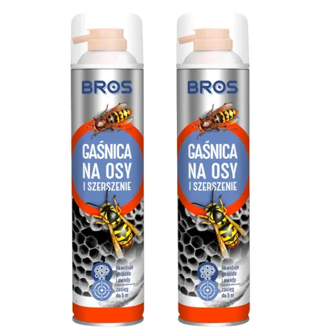 BROS Gaśnica na osy i szerszenie 300 ml, pakiet 2 szt.