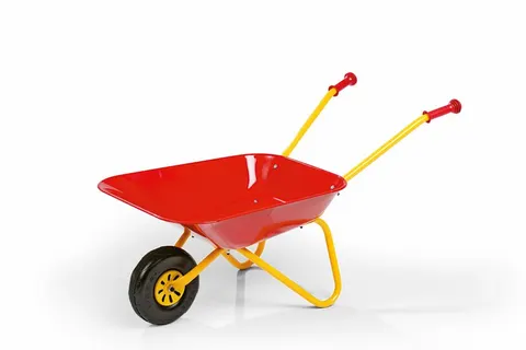Taczka metalowa- czerwona rollytoys