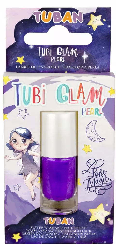 Lakier do paznokci Tubi Glam, fioletowy perłowy