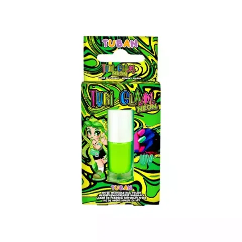 Tubi Glam. Lakier do paznokci zielony neon