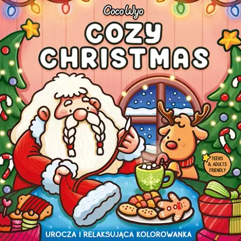 Cozy Christmas. Urocza i relaksująca kolorowanka