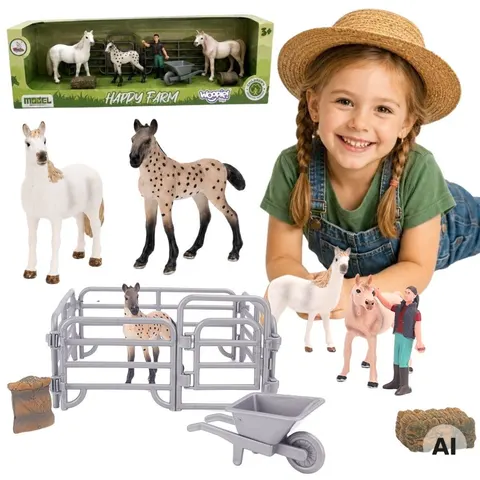 Zestaw figurek Mały Farmer 11 el., Woopie