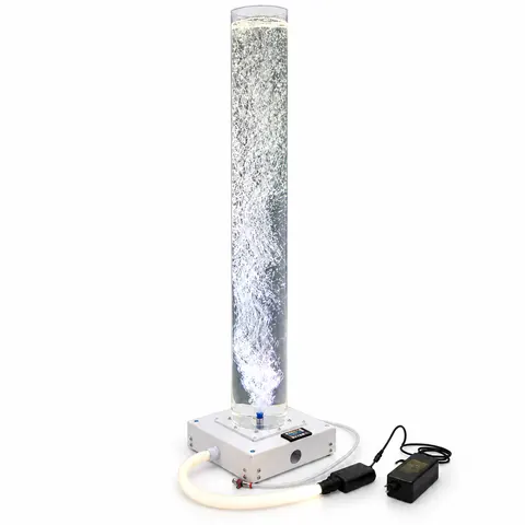 Kolumna - tuba wodna fi20cmx200cm RGBW pilot RF + wbudowany mikrofon i programy audio