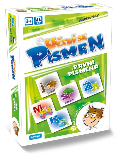 Edu Game Memo – Pierwsze Litery (czeski) – 48 kart, 3+