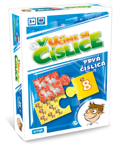 Artyk 24 Puzzle Pierwsze Liczby – kartonowe puzzle edukacyjne 3+
