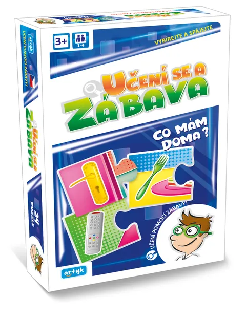 Artyk 24 Puzzle Co mam w domu – przedmioty język czeski 3+