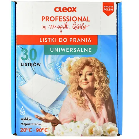 CLEOX PROFESSIONAL Listki do prania UNIWERSALNE BY MAGDA GESSLER, 30 szt