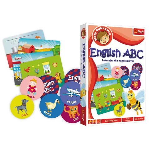 Trefl English ABC Mały Odkrywca – gra edukacyjna angielski 3+
