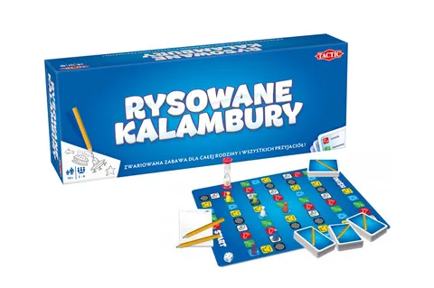 Tactic Rysowane Kalambury – gra towarzyska dla 3-6 graczy 10+